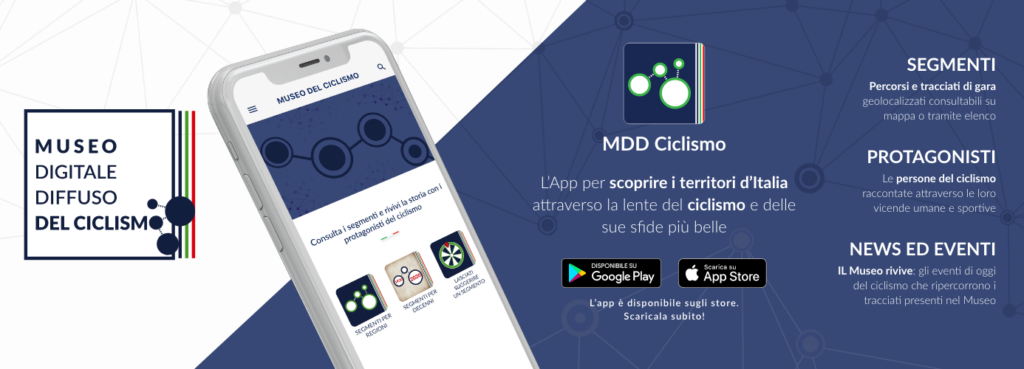 MDD Ciclismo, l'app per il Museo Digitale Diffuso del Ciclismo Italiano